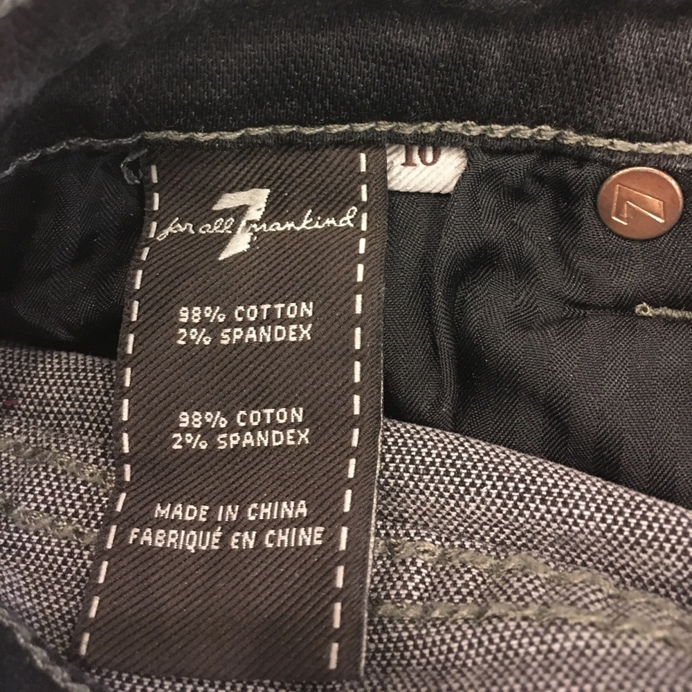 7 For All Mankind Jeans Girls Size 10 - Picture 5 of 6